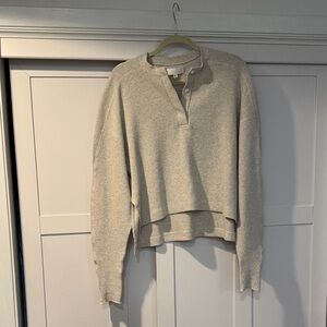 Moussy thermal Knit Henley Sweater